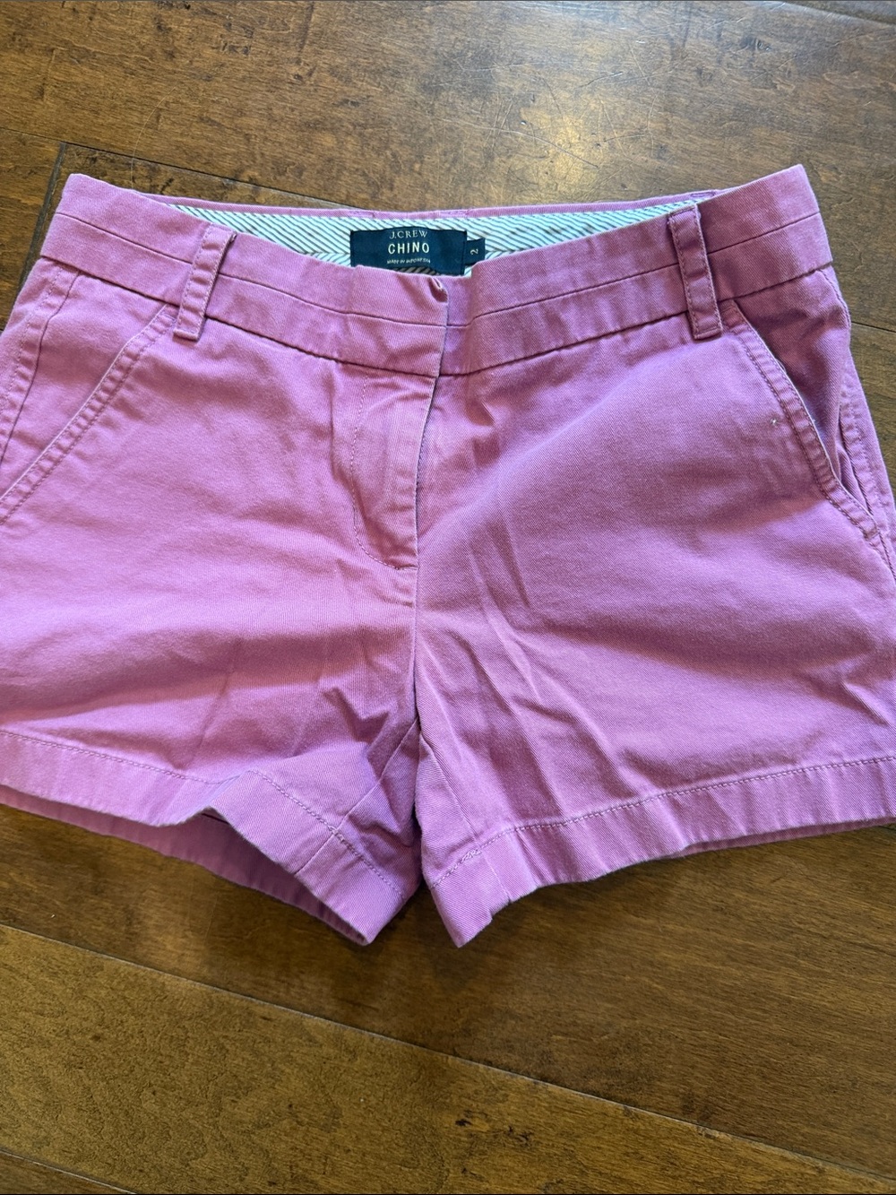 J. Crew Pink Chino Bermuda Shorts